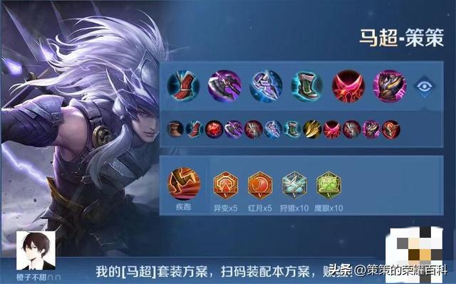 王者荣耀苏烈对抗组合出装，复制密语一键轻松换装