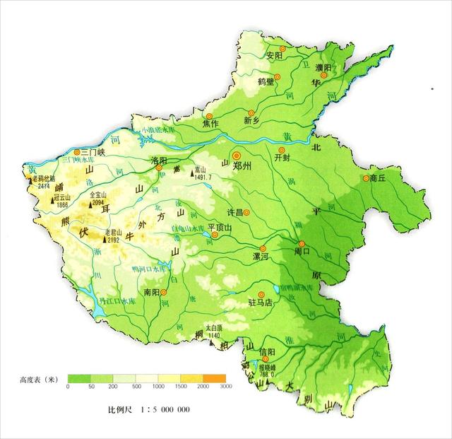 河北地图全图高清版大图，河北省卫星地图高清版大图最新版（漂亮简洁的中国各省区地形地势高清地图）