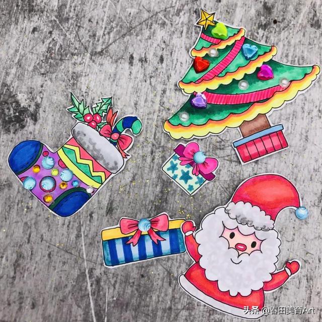 圣诞礼物盒怎么画，圣诞礼物盒怎么画简单又漂亮（教程丨少儿美术课程《圣诞立体卡》）