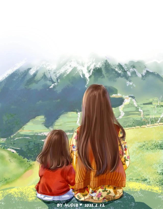 母女头像微信，母女头像（妈妈带女宝母女头像）