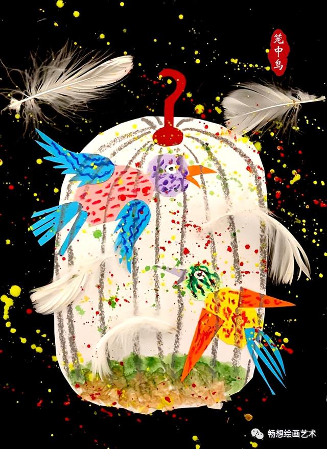 如何用纸剪出飞翔的小鸟，如何用纸剪出飞翔的小鸟视频（笼子里的鸟儿）
