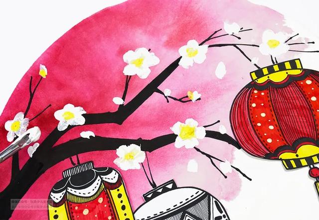 元宵节挂什么颜色灯笼好,元宵节的灯有哪些颜色(元旦节主题美育课程