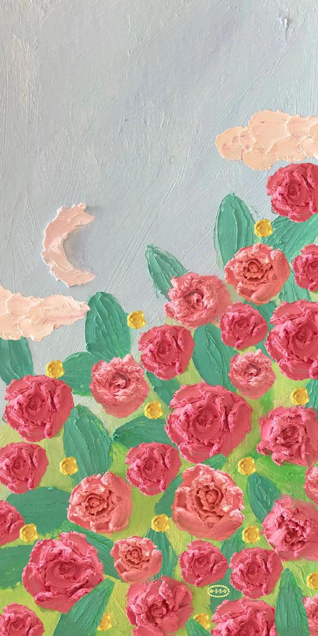 好好看的油彩画  背景图，画一幅油彩画（原图壁纸，高清油彩画）