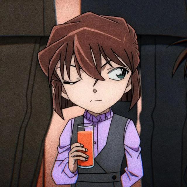 名侦探柯南里面的小哀头像，100张灰原哀头像合集