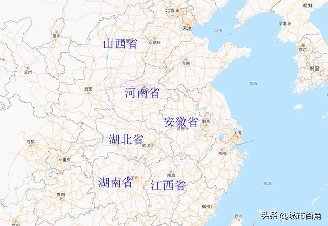 中部地区包括哪些省，中部地区包括哪些省市（中部地区2城为国际性综合交通枢纽）