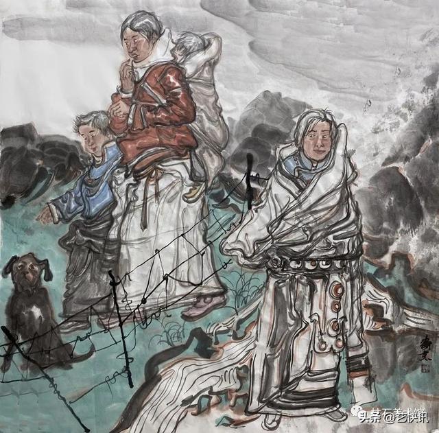 国画大写意人物画欣赏，写意人物画 ， 巫卫东