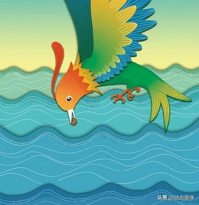 精卫填海是什么故事，精卫填海的故事主要讲了什么（中国古代神话故事——精卫填海）