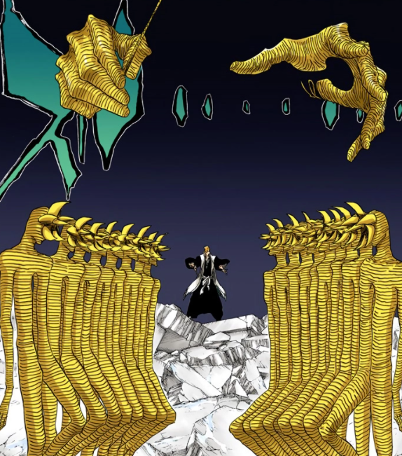 1,有卍山本元柳斋重国卍解:残火太刀卍解后分为五个能力和招式:(1)豪