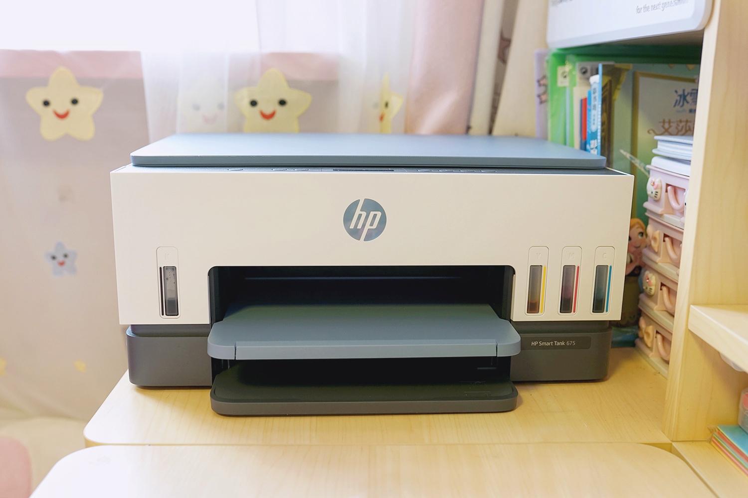 二,惠普675连供自动双面无线打印一体机使用记