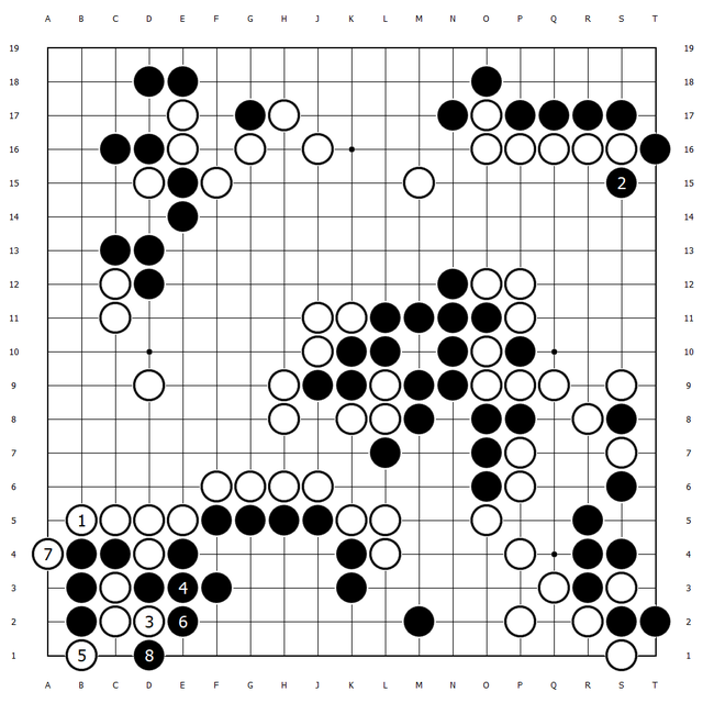 围棋三十六种杀法，围棋的基本杀法——安内攘外杀法（实战两个大官子价值计算）