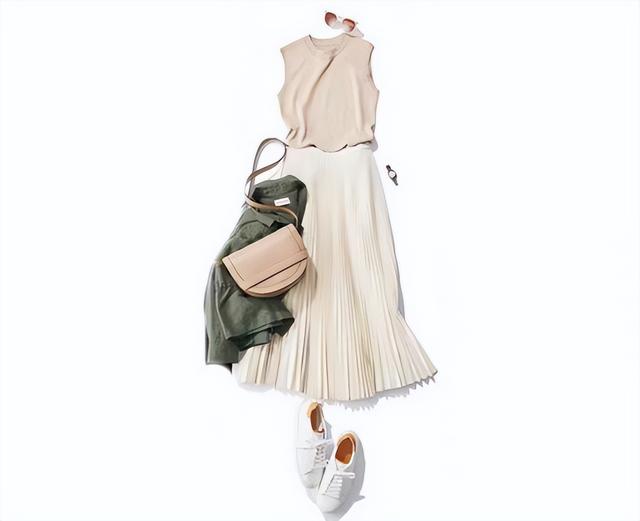 女生裙装穿搭，女生裙装穿搭图（4条半裙、15套穿搭）