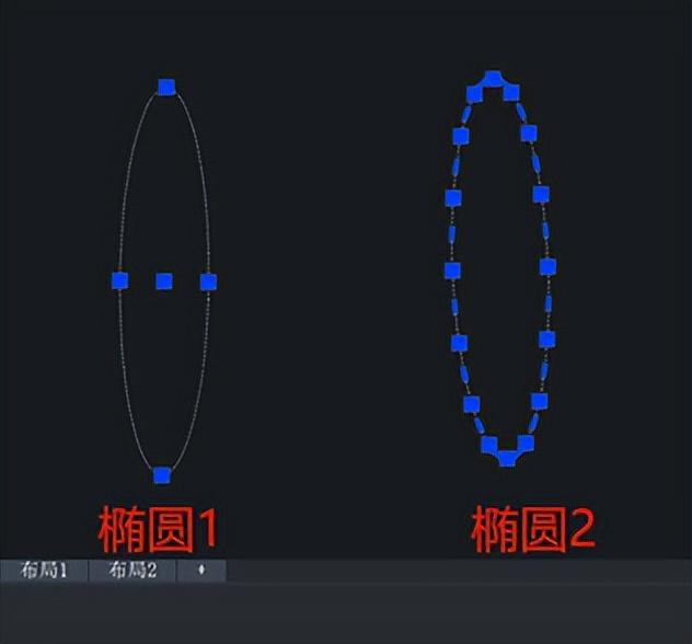 cad怎么画椭圆，CAD绘制椭圆的方法（测绘CAD丨CAD绘制的椭圆出现很多夹点怎么办）