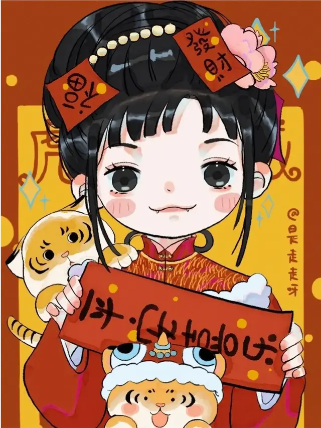 今年最火的闺蜜头像，最近超火闺蜜头像微信（2022新年喜庆好运的闺蜜头像来了）