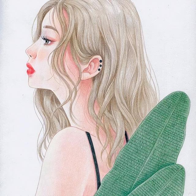 怎样简笔画人物肖像,人物肖像简笔画怎么画(彩铅头像不会画,写生丑爆)