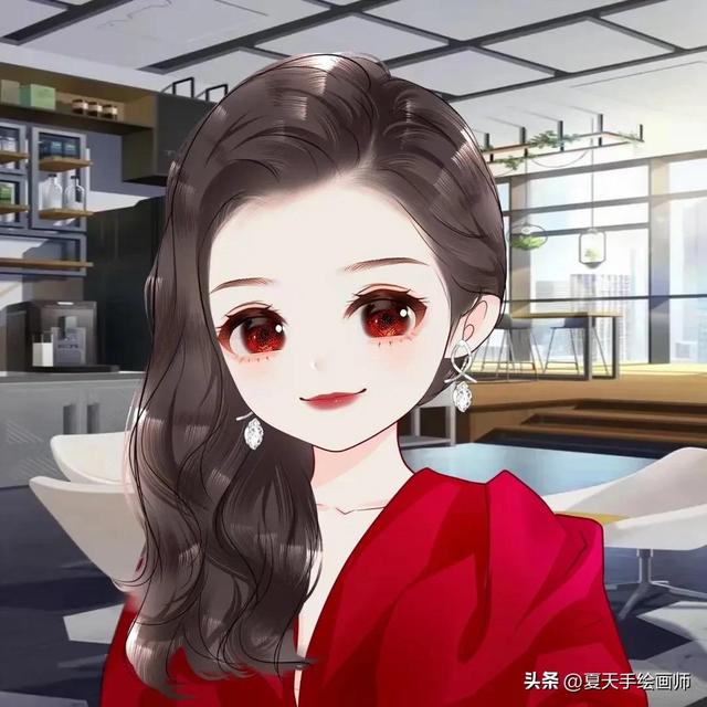 手绘微信头像，手绘头像（快来给自己换一款头像吧）
