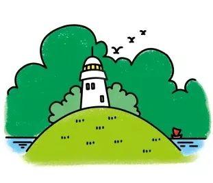 一步一步画白云，白云怎么画（60款唯美的风景简笔画教程）