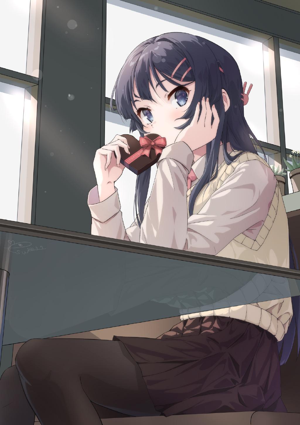 清纯可爱的兔女郎学姐!2022樱岛麻衣生日壁纸特辑