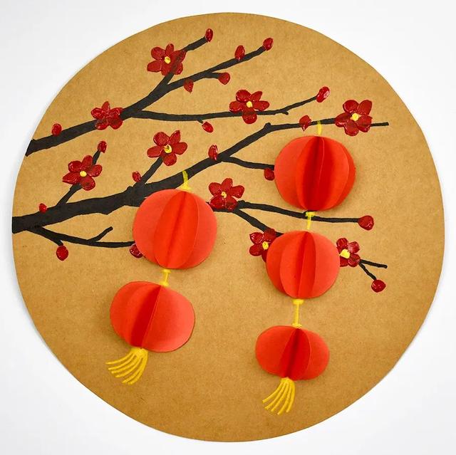 最简单的手工花，制作简单手工花（儿童画教程，幼儿手工课程）