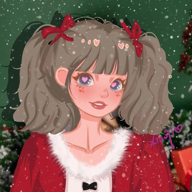 可爱卡通图片女孩甜美，啊啦 可爱卡通图片女生微信（超可爱的手绘女生头像）