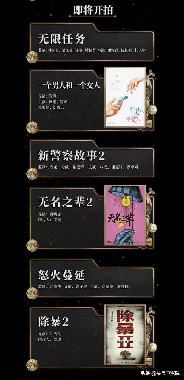 香港最新动作电影，香港动作电影推荐大片9.0以上评分（成龙梁朝伟刘德华张学友发新片）