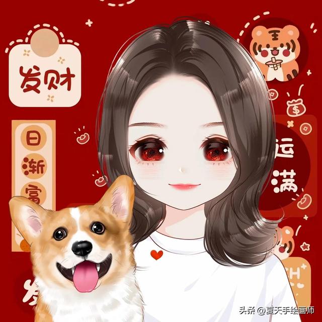 手绘微信头像，手绘头像（快来给自己换一款头像吧）