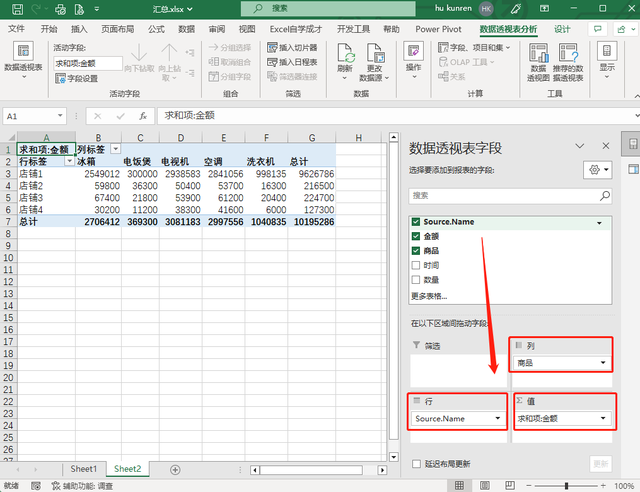 数据透视表教程，excel数据透视表教程（文件夹跨多个Excel工作簿）