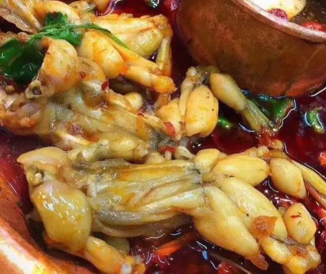 小山沟里的野生石蛙，大山小溪里稀有的物种