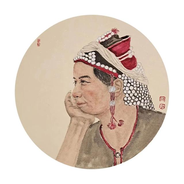 姓陆的名人,姓陆的名人女孩取名(实力派青年画家——路陆的水墨人物88