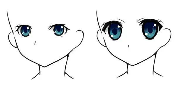 初学者学习眼睛的简单画法，初学者画眼睛 简单（动漫眼睛画法简单适合初学者）