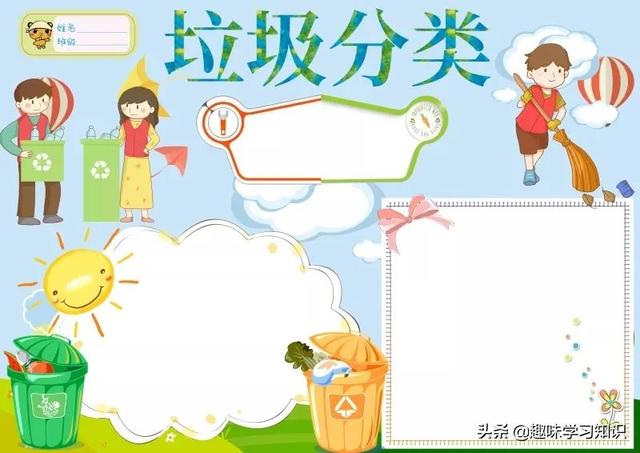 垃圾分类的手抄报怎么画，垃圾分类的手抄报怎么画 简单（垃圾分类<环保>手抄报集）