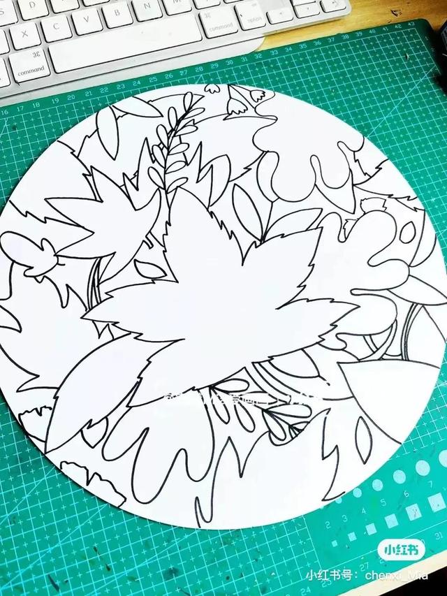 秋天最简单的画，简单秋天的简笔画方法（50张马克笔色彩丰富的秋天主题装饰画）