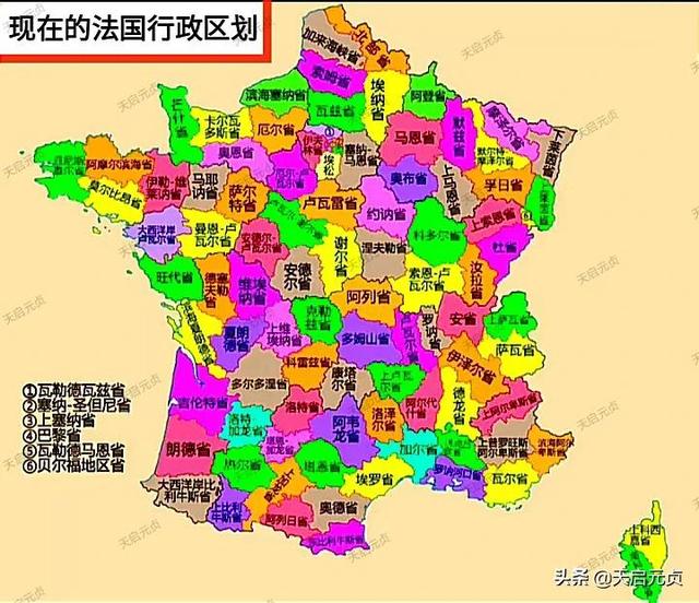 法国行政区划,法国行政区划分为几级(近代法国本土的行政区划变革)