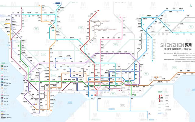 深圳地铁规划图，2035深圳地铁规划图盐田（32.2公里投资近320亿元）