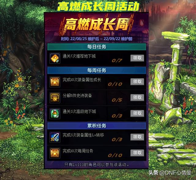 dnf体验服最新活动汇总，8.12体验服更新三大活动