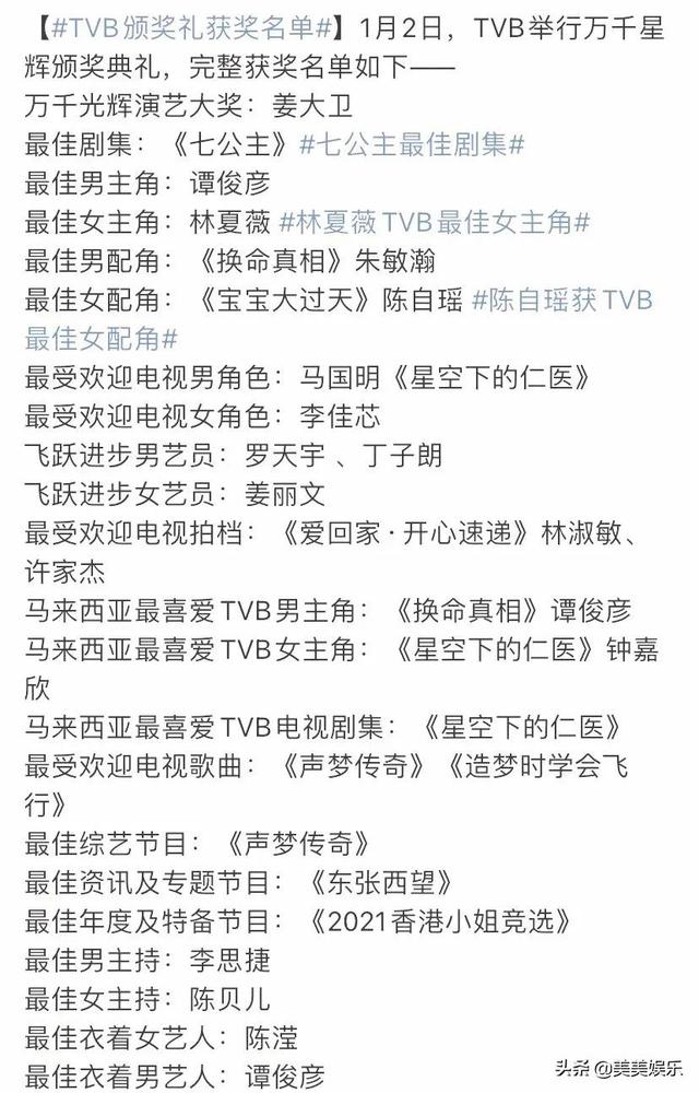 王浩信恭喜陈自瑶获奖!被扒在老婆孕期出轨,曾和小三同台领奖