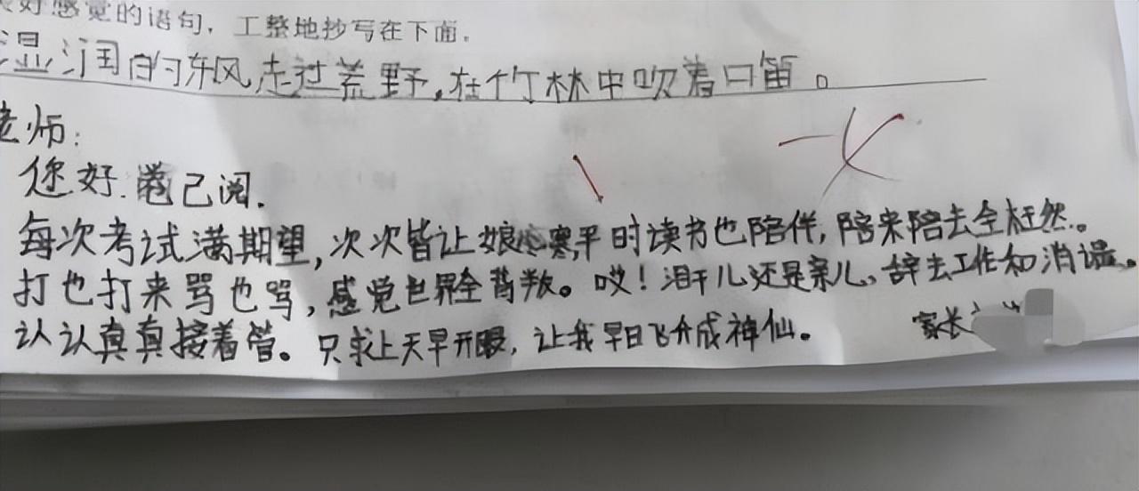 综合素质评价家长评语怎么写，学生综合素质评价家长评语怎么写（试卷上“家长签字”出圈）