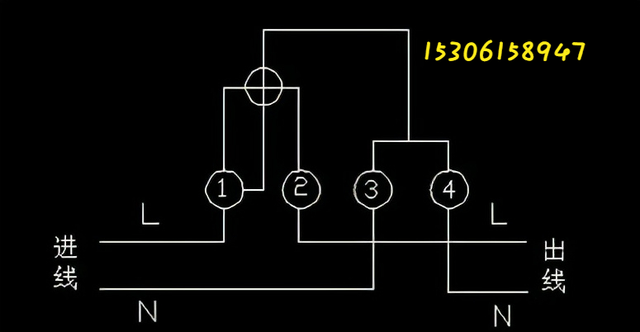 单相电表接线图，家用单相电表接线图（家用单相电能表怎么接线）