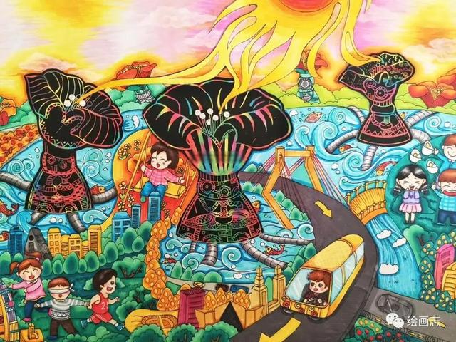 未来的科幻主题绘画简单，科幻画主题系列作品20张
