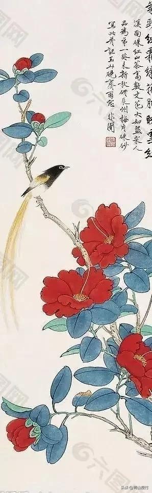 花鸟画作品欣赏，立体横幅小写意花鸟画100幅（精品花鸟画30幅，欣赏）