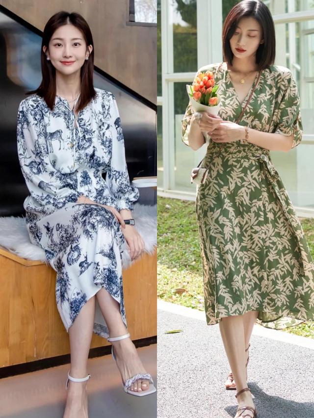 过膝裙子怎么搭配，过膝裙子怎么搭配好看（今年流行的连衣裙都是“过膝款”）