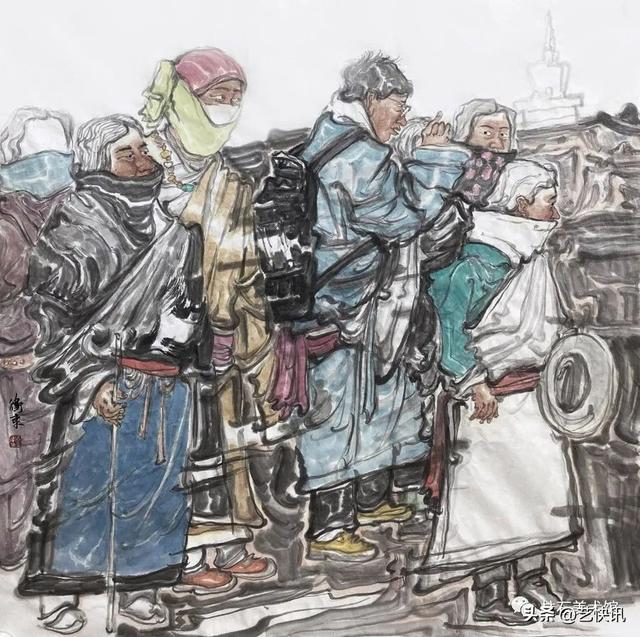 国画大写意人物画欣赏，写意人物画 ， 巫卫东