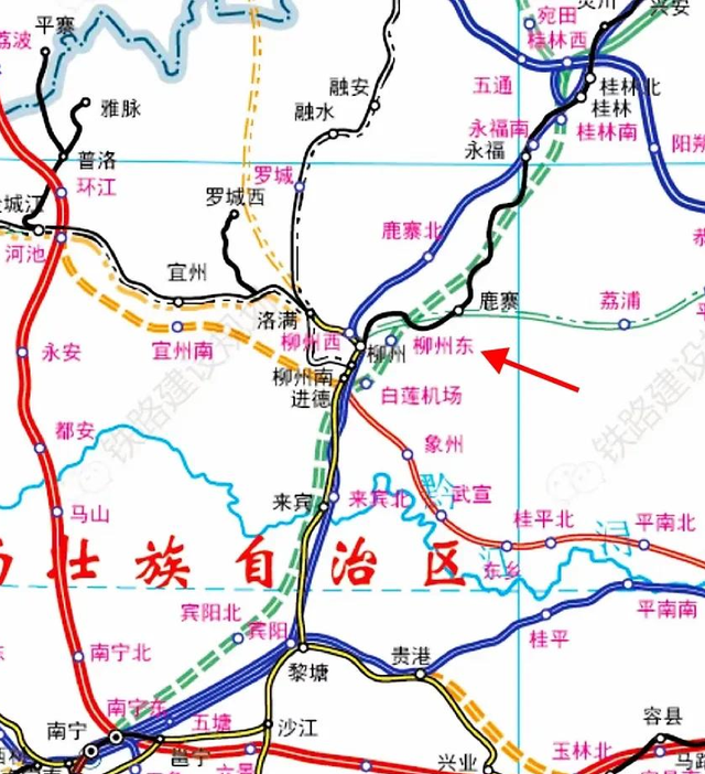 柳州高铁站在哪里，2025柳州高铁规划图（未来的城市发展动力）