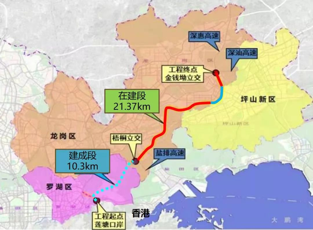 深圳坪山雲巴2號線規劃,一次迎來2地鐵 16個站點