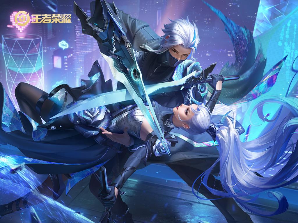 比起瑶满满少女心的风格,双兰的皮肤就更飒一些,毕竟花木兰可是守护