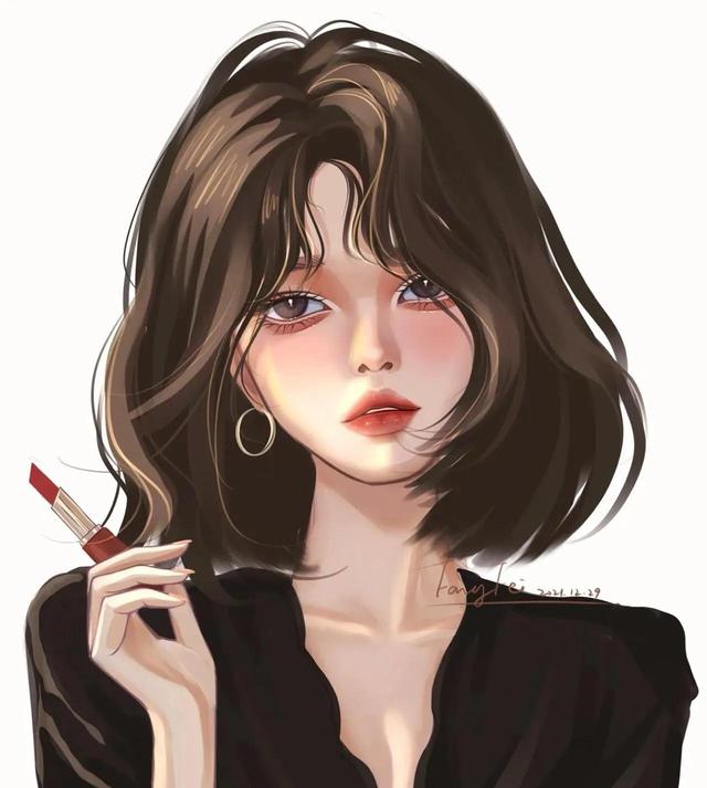 女生头像动漫高冷御姐，动漫女头/高冷/御姐微信（高冷气质头像/御姐头像/动漫手绘头像）