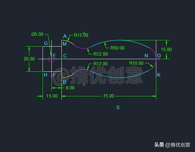 简单的cad制图，cad简单绘图教程（按照大步骤来绘图）