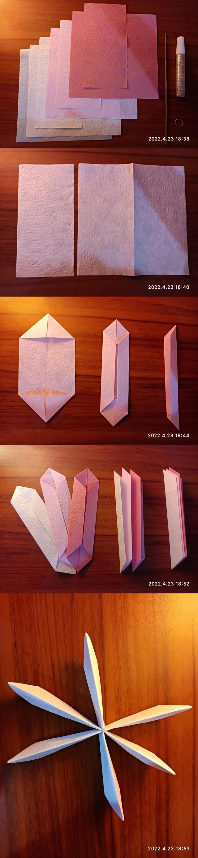 玫瑰花怎么折最简单的折法，玫瑰花怎么折最简单的折法,用卫生纸（漂亮的玫瑰花手工折纸教程）