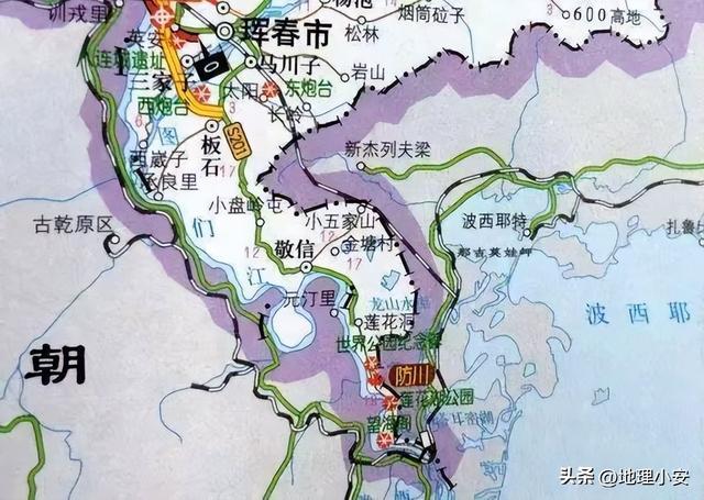 中国主要河流分布图，中国的河流分布图（吉林水系）