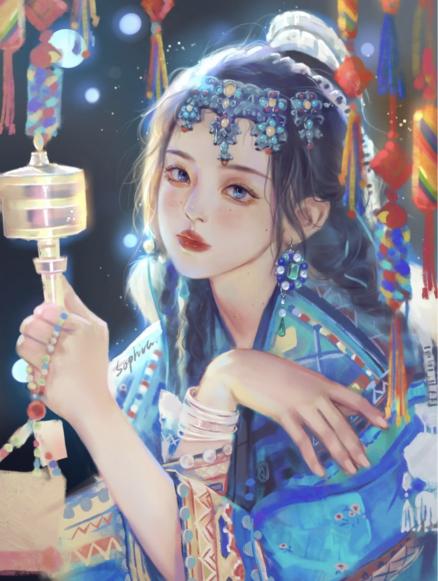 女生手绘头像。微信，女生手绘头像。（超有灵气的手绘女生头像）