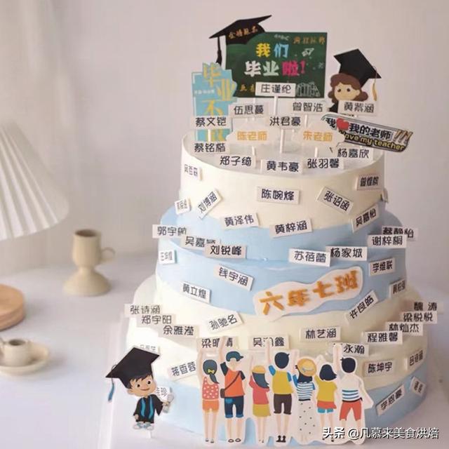 8寸和10寸的蛋糕比较图，8英寸蛋糕等于多少寸10寸吗（100款毕业蛋糕图片合集）